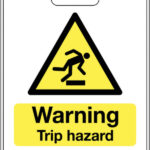 trip hazard floor sign