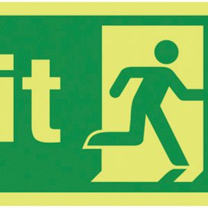 exit arrow up sign
