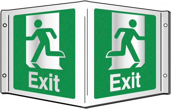 3d exit sign