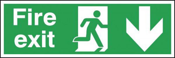 emergency running man sign