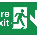Double Sided Fire Exit Signs
