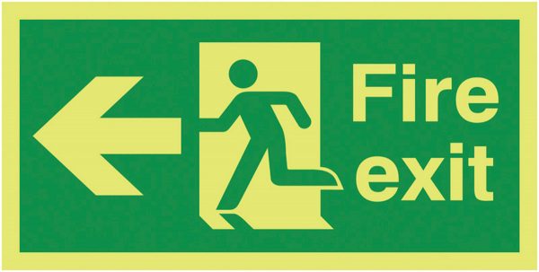 FXSL04310L.jpg Luminescent Fire Exit Signs