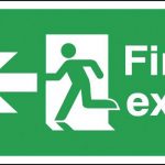 Double Sided Exit Sign