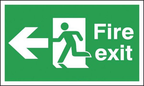 Double Sided Exit Sign