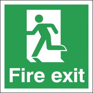 fire exit left