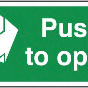 push door to open signs