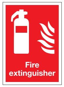 health and safety fire extinguisher signs