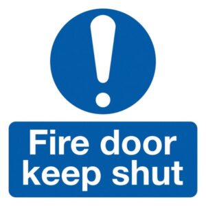 Fire Door Keep Shut Labels