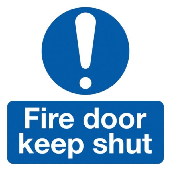Fire Door Keep Shut Labels