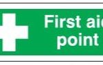 first aid point sign