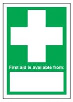 First Aid Station Sign
