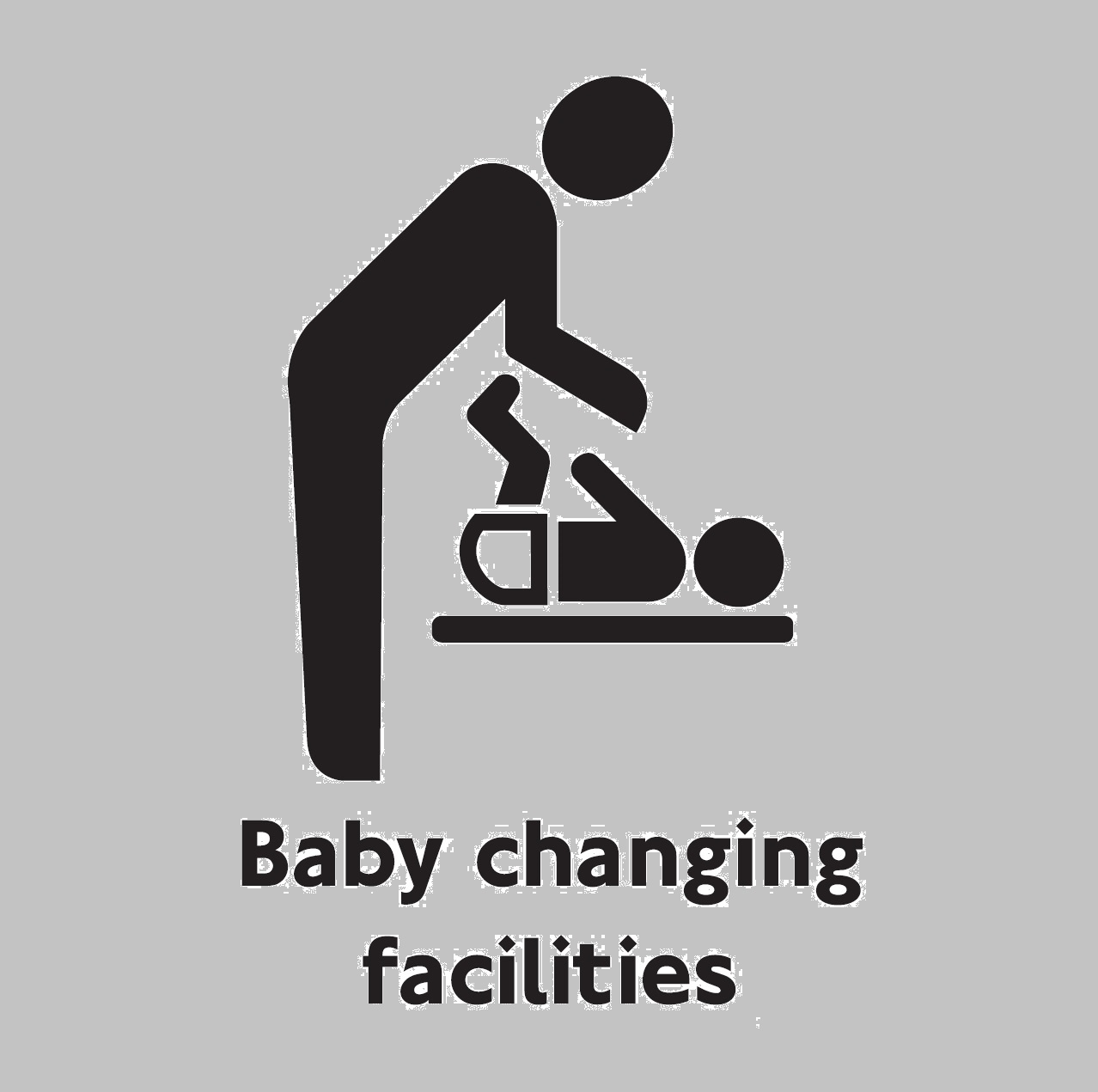 Baby Changing Area Sign | Door Signs | Morsafe Supplies UK