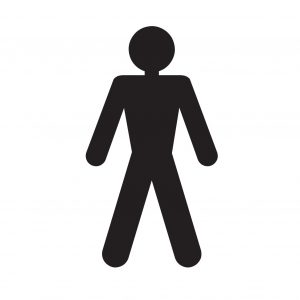 male bathroom sign