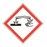 corrosive symbol ghs