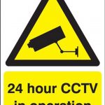 caution cctv in operation sign