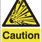 risk of explosion sign