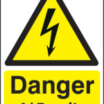 danger 415 volts sign
