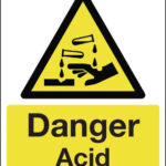 acid warning sign