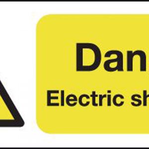 risk of electric shock sign