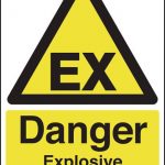 explosive atmosphere warning sign