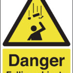 falling object hazard sign