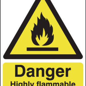 Danger Flammable Gas Sign
