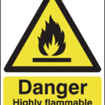 lpg highly flammable sign