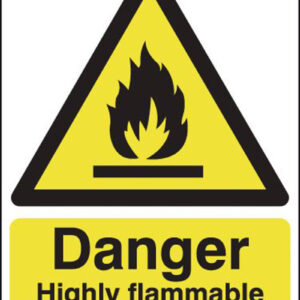 lpg highly flammable sign