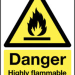 flammable storage sign