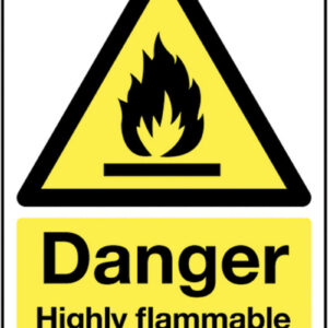 flammable storage sign