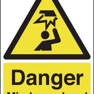 caution mind your head sign