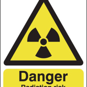 Danger Radiation Risk Sign