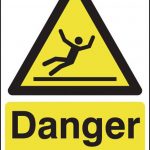 danger slippery surface signs