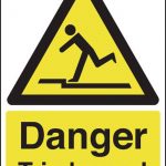 Danger Trip Hazard Sign