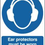 ear protectors must be worn sign