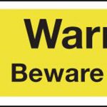 Beware of Step Sign
