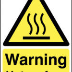 danger hot surface sign