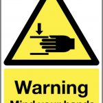 hand hazard sign