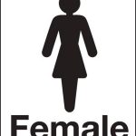 bathroom sign ladies