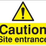 Site Entrance Construction Sign