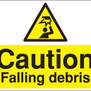 falling debris sign