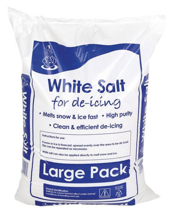 white de icing rock salt 25kg bag