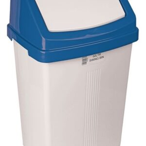 blue swing bin