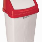 red swing bin