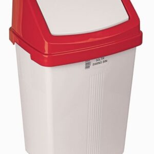 red swing bin