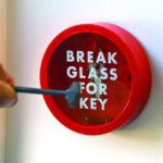 break glass key holder