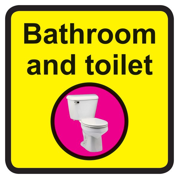 Bathroom & Toilet Dementia Door Sign
