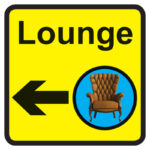 lounge dementia sign left