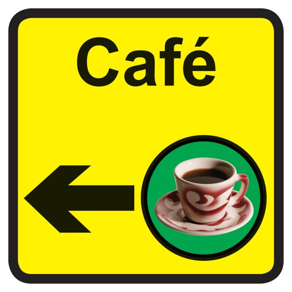 Cafe Left Dementia Sign