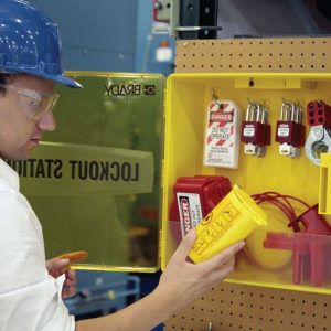 Large Portable Padlock Station